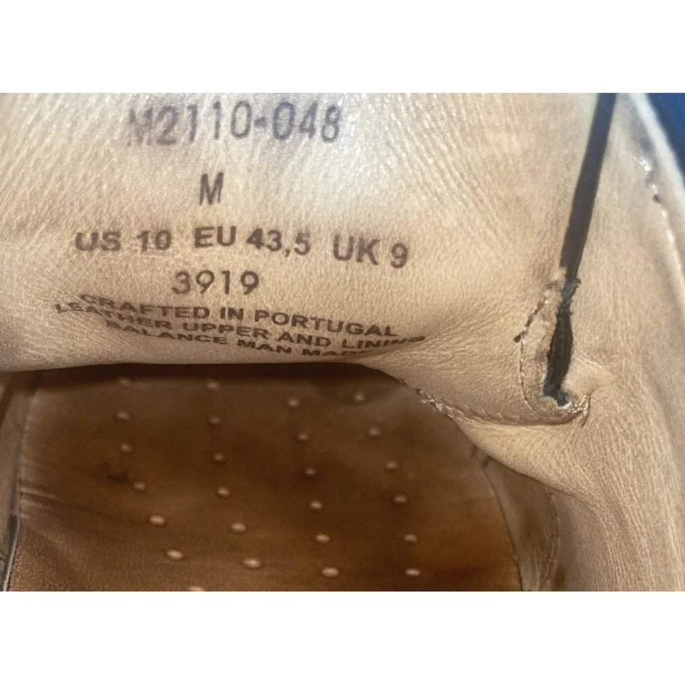 Samuel Hubbard Rainy Day Founder Black Gore-Tex Leather Waterproof Shoe Size 10‎